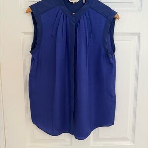 Rebecca Taylor 100% Silk Sleeveless Top, Size 8, Excellent Condition!